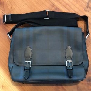 Small Burberry Check Messenger Bag